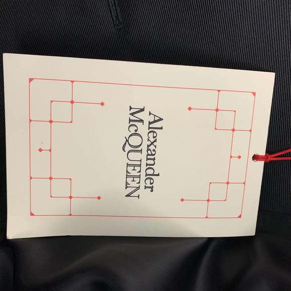 ALEXANDER MCQUEEN Black Velvet Cotton Blend Sport Coat - Picture 9 of 9